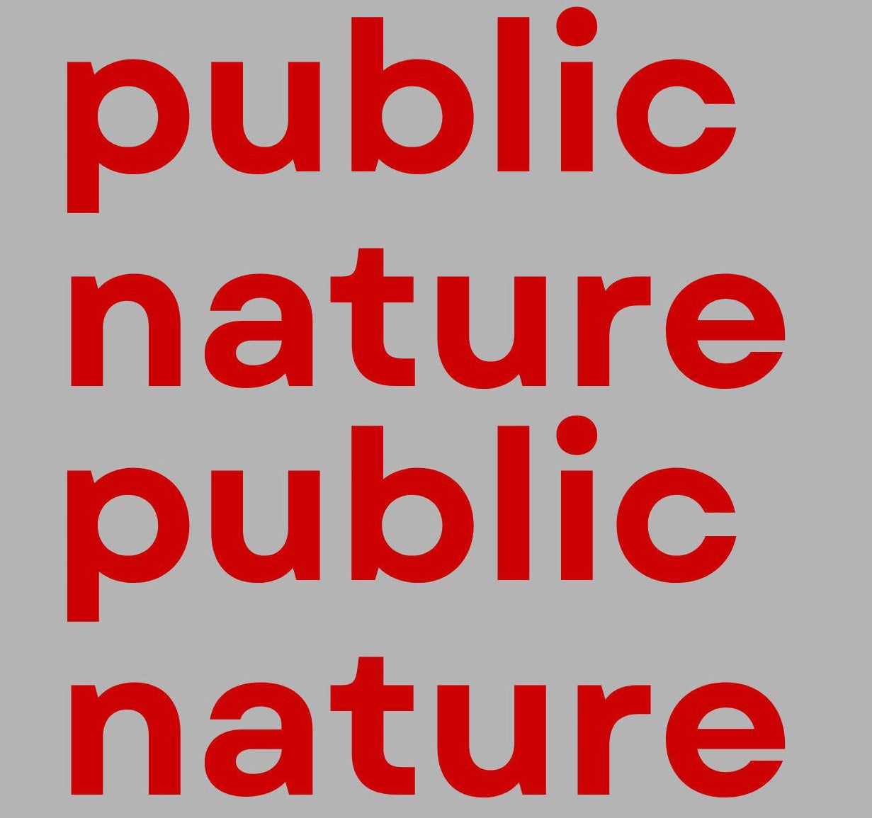 PUBLIC NATURE performance series