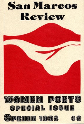 Item #3415 San Marcos Review. Women Poets -- A Special Issue. Sharon Barba, eds Joanna Cattonar