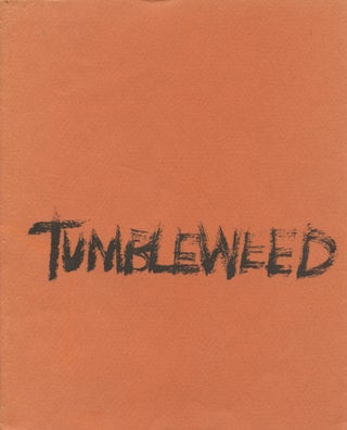 Item #1410 Tumbleweed: Poems. Anselm Hollo