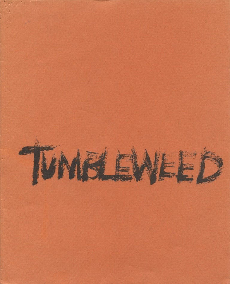 Item #1410 Tumbleweed: Poems. Anselm Hollo.