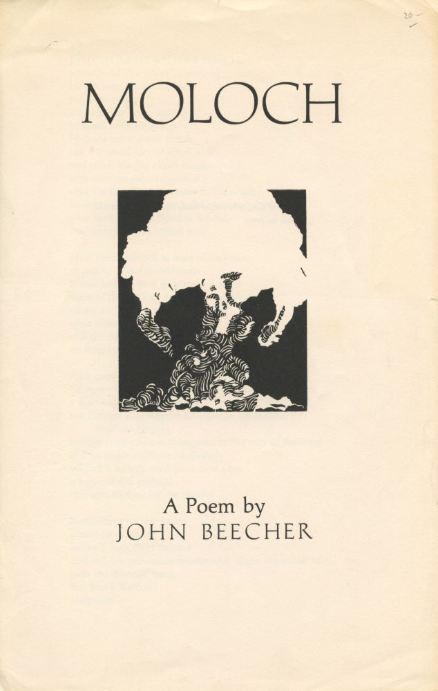 Item #1968 Moloch. John Beecher.