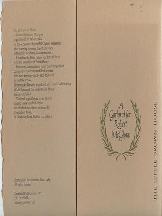 The Little Brown House: A Garland for Robert McGlynn