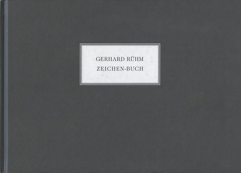 Item #3624 Zeichen-Buch. Gerhard Rühm.