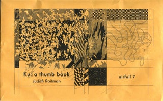 Item #3655 Ku: a thumb book. Judith Roitman