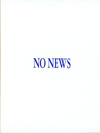 Item #3735 NO NEWS. Megan O'Connell