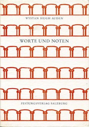 Item #3860 Worte Und Noten. W. H. Auden