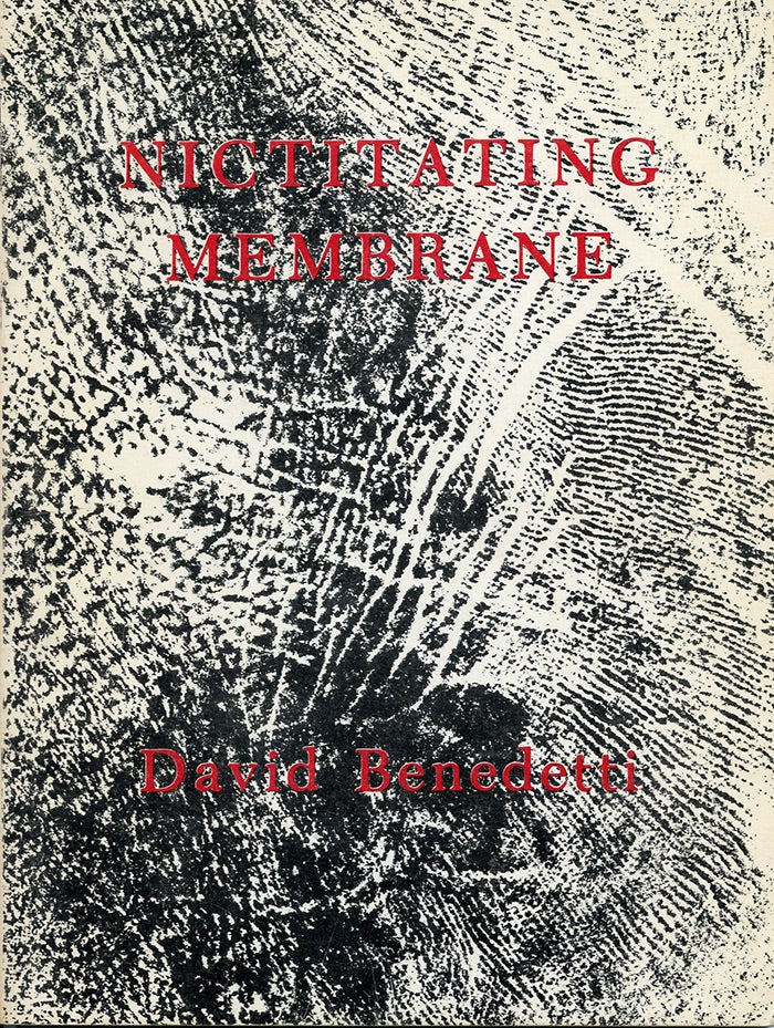 Item #3875 Nictitating Membrane. David Benedetti.