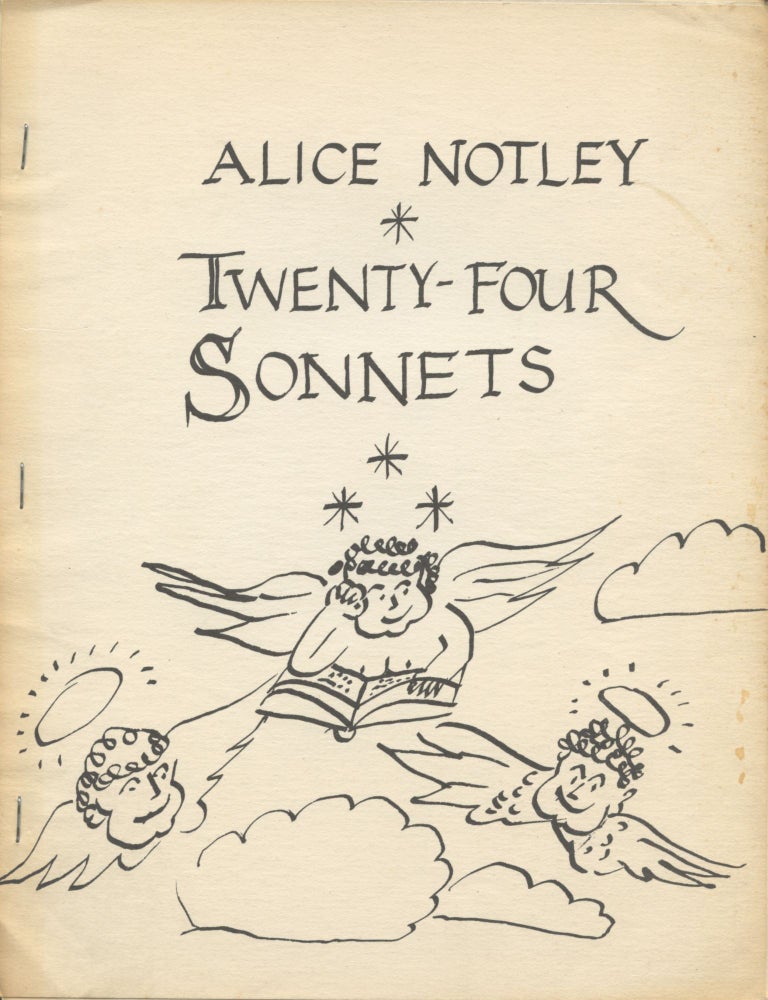 Item #4020 165 Meeting House Lane (a.k.a. Twenty-Four Sonnets). Alice Notley.