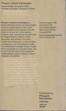 William Carlos Williams: A Critical Anthology