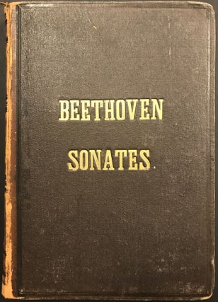 Item #4556 Sonates pour Piano. Theodore Leschetizky, Ludwig van Beethoven