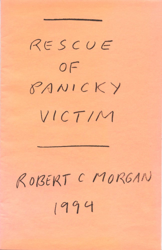 Item #4565 Rescue of Panicky Victim. Robert C. Morgan.