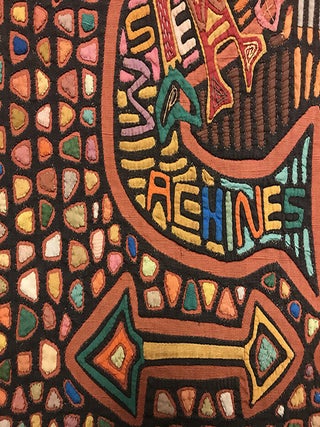 Untitled mola (“Singer Sewing Machines”)
