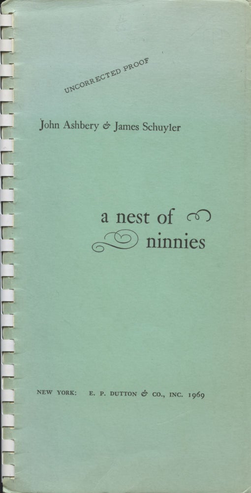 Item #4632 A Nest of Ninnies. John Ashbery, James Schuyler.