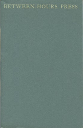 Item #4692 A Brief Account of the Between-Hours Press, Ben Grauer, Proprietor. Lewis F. White