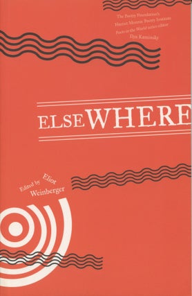 Item #4737 Elsewhere. Eliot Weinberger