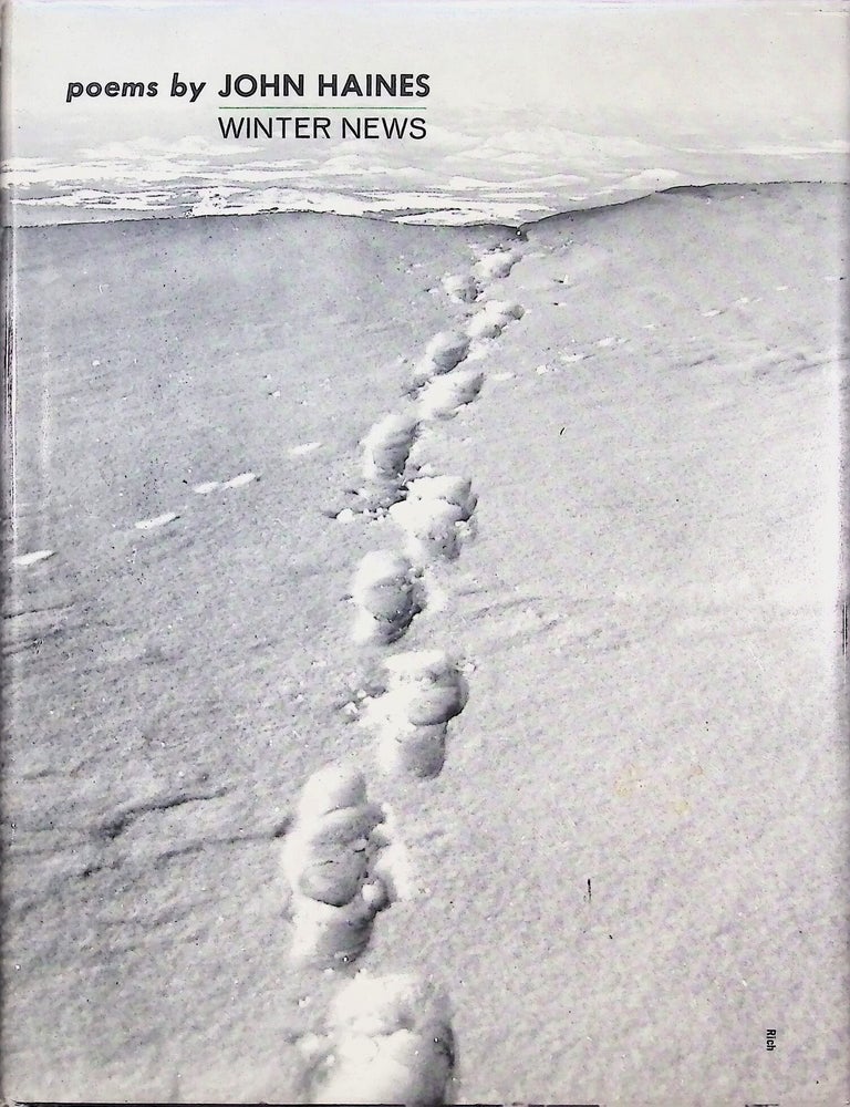 Item #5026 Winter News. John Haines.