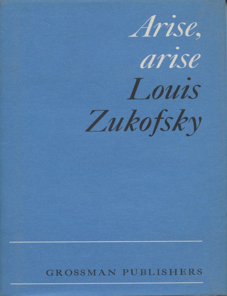 Item #82 Arise, arise. Louis Zukofsky.